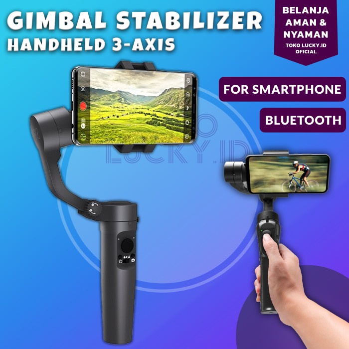 Sta Handheld Phip Gimbal Stabilizer S6 & S9 Fold For Smartphone