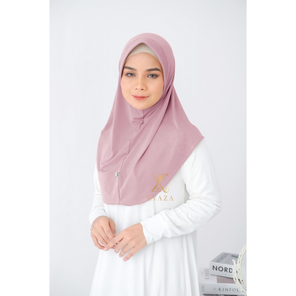 HIJAB Bergo Jersey Korea Menutup Dada, Bergo Hamidah, Bergo Oval, Jilbab Sekolah, LALUNA JERSEY PREMIUM KOREA