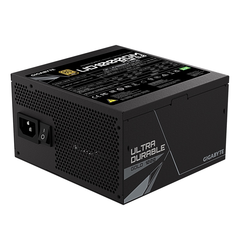 Gigabyte UD1000GM PG5 1000W PSU PCIe Gen 5.0 80+ Gold Support Nvidia RTX 40 Series