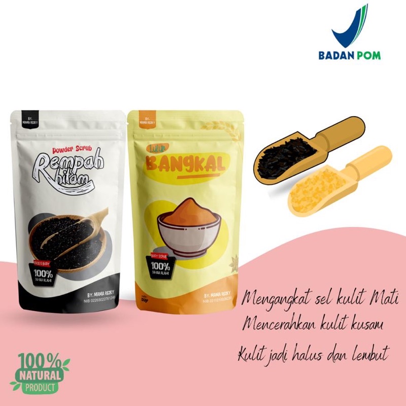 Lulur Bangkal & Rempah Hitam By Mama Rezky