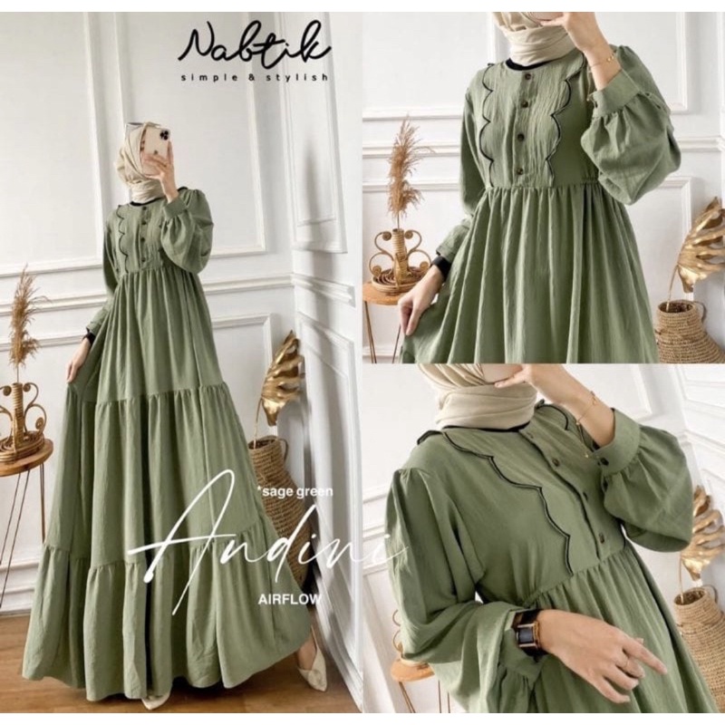 ANDINI BORDIR DRESS MAXY CRINGKEL AIRFLOW