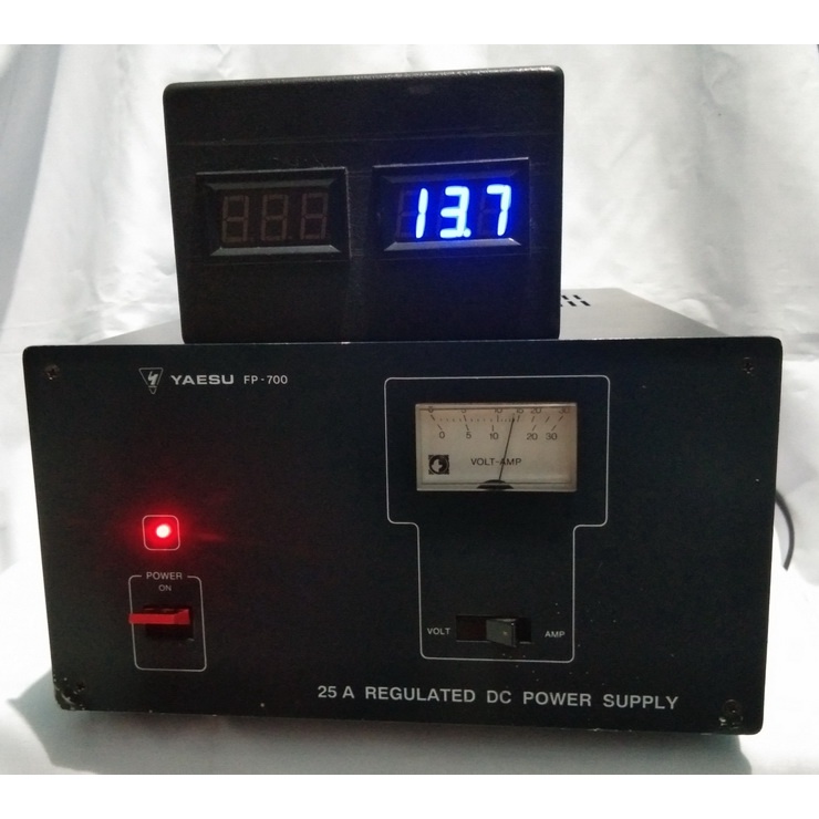 Jual Power Supply YAESU FP700 25A 13,8 Volt Full Ori Japan Mulus