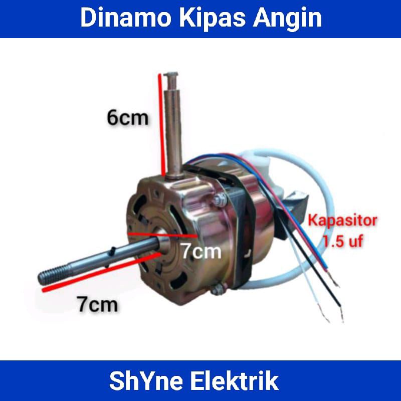 DINAMO MESIN KIPAS ANGIN UNIVERSAL MERK COSMOS, MIYAKO, SANEX, GMC, DLL 16&quot;