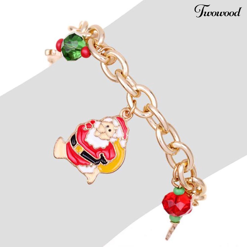 Gelang Rantai Desain Santa Clause Untuk Natal