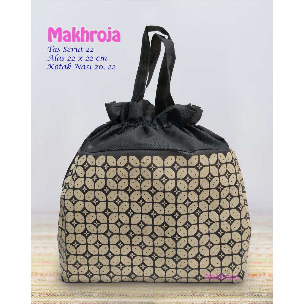 

Tas Hajatan Goodie Bag Serut 22 KWG Full Abu