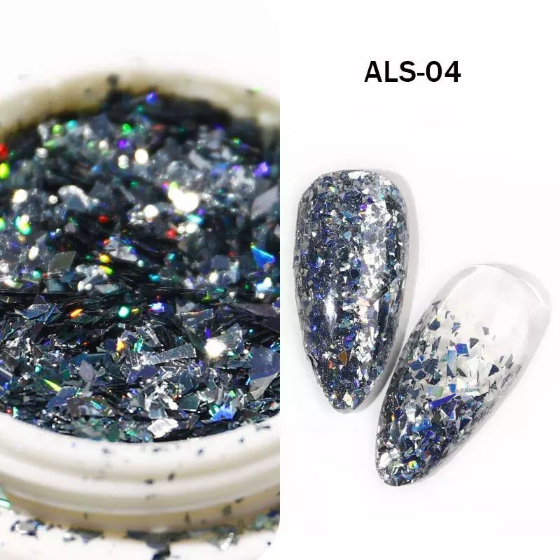 LASER STAR FRAGMENT GLITTER FLAKES SEQUIN HIASAN NAILART GLITTER GLITER NAIL ART DEKORASI KUKU SUPER SHINY
