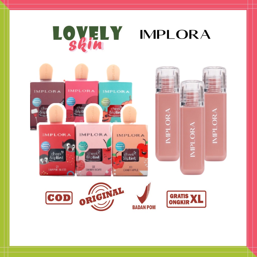 [CUCI GUDNAG] Implora Jelly Lip Tint Vampire Blood | Mariposa