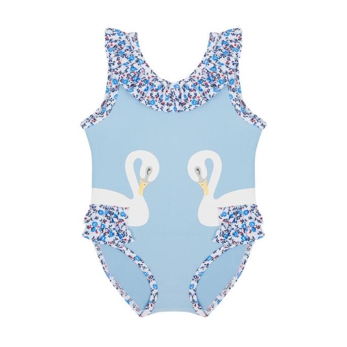 Mothercare Swan Swimsuit - Baju Renang Bayi (Biru)