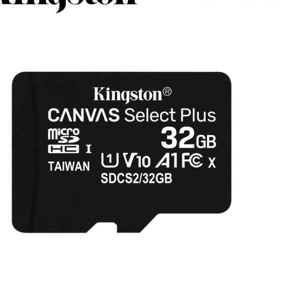 Kingston MicroSD Card Canvas Select Plus Class 10 MicroSDHC 32GB