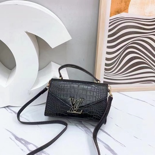 happyonshop- Tas Selempang  croco wanita seri 7025 tas import wanita