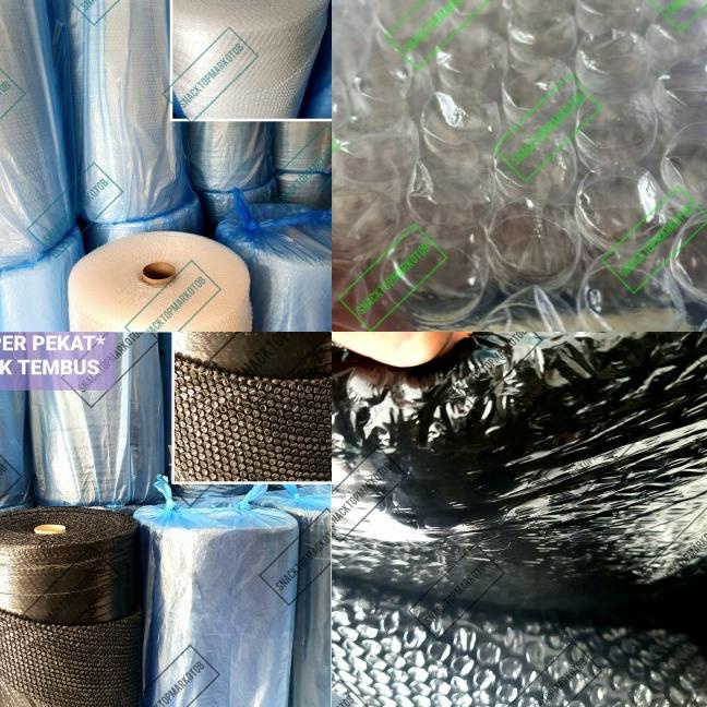 

Bubble Wrap ECOLITE Hitam/Bening 1.25M x 50M FULL SPEC MURAH EKONOMIS - Hitam, ECOS NC