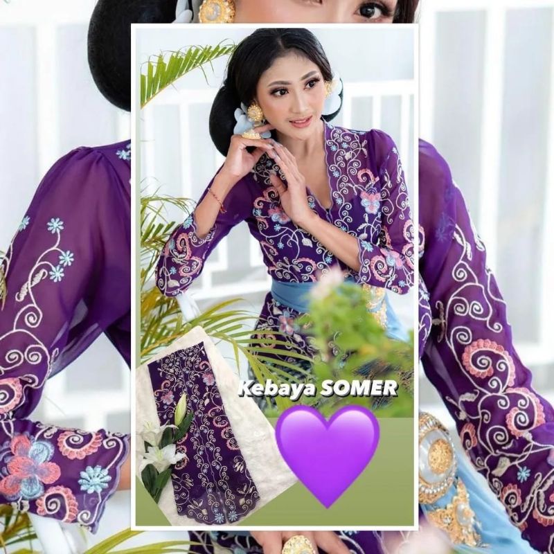 KAIN / BAHAN KEBAYA BORDIR SOMER