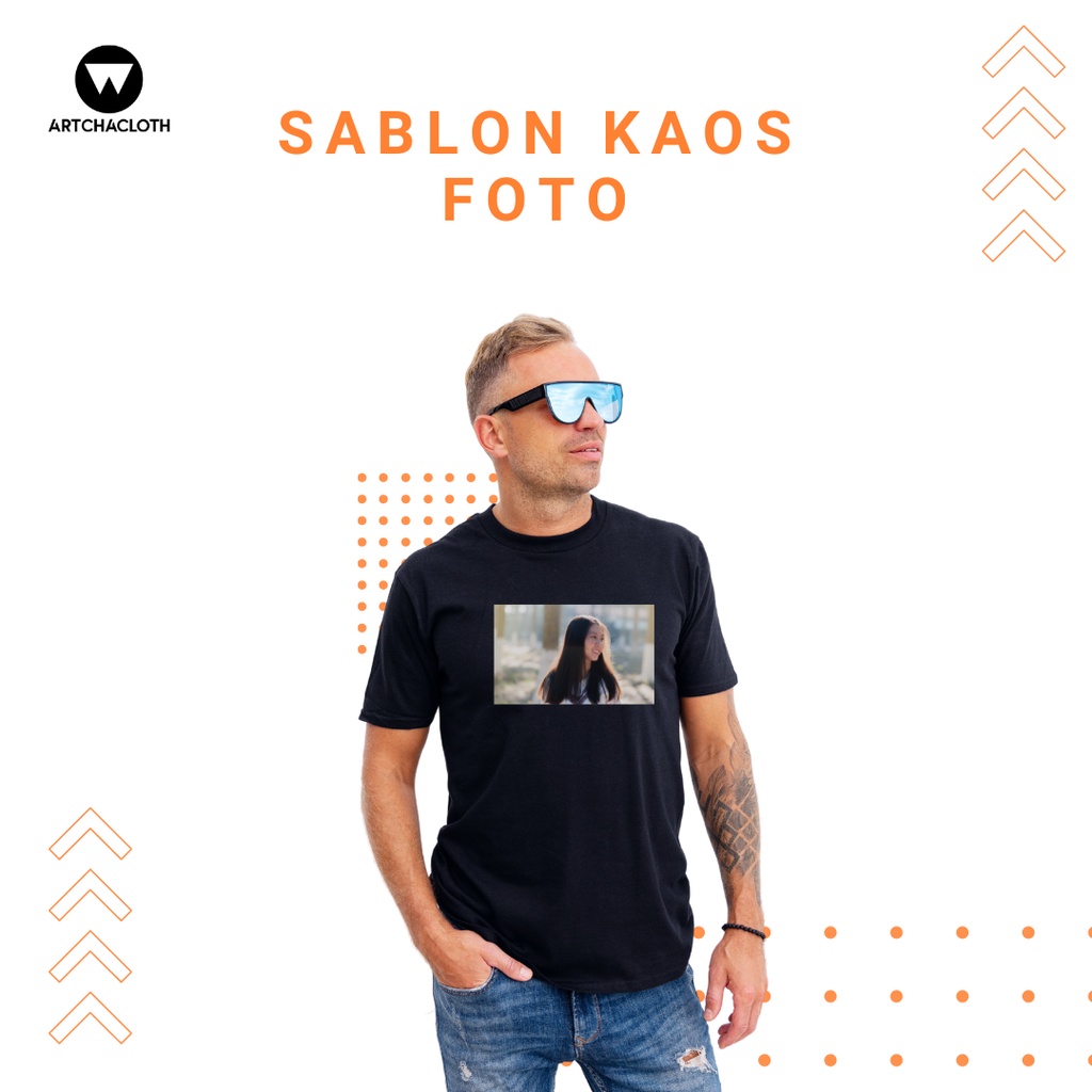 SABLON KAOS CUSTOM FOTO