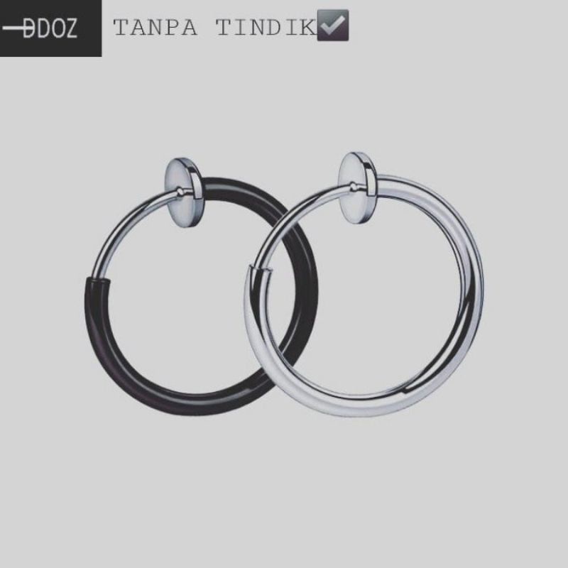 Anting Fake Anting Jepit Anting Tanpa lubang Pria Hits