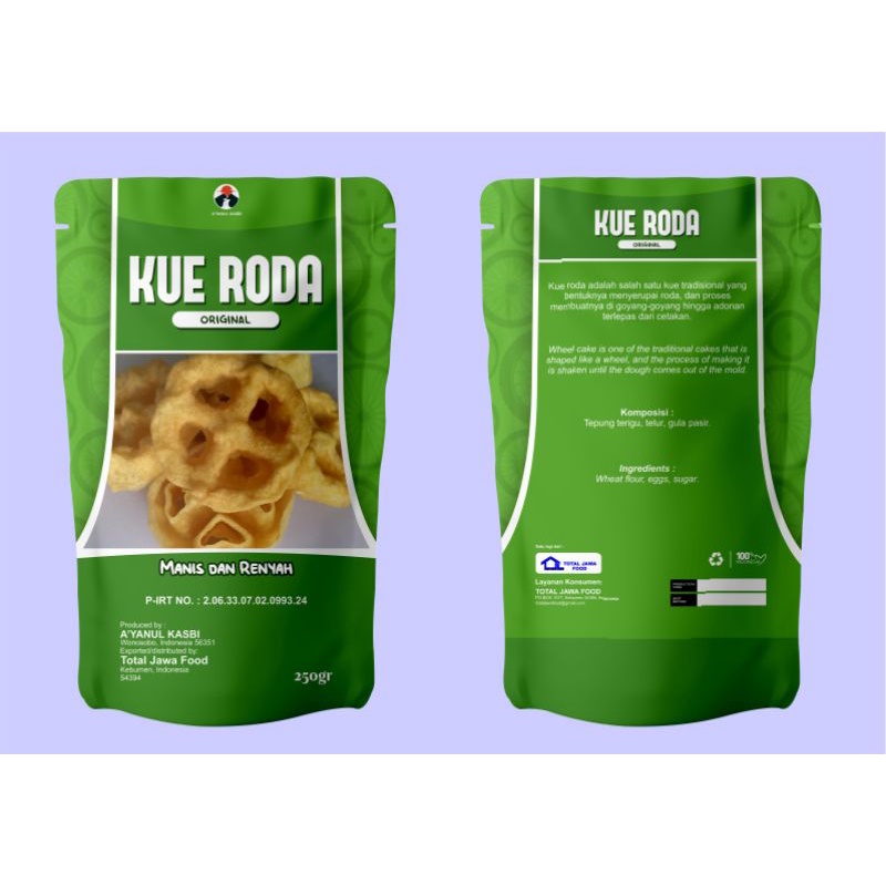 

Kue Roda kembang Goyang Organik