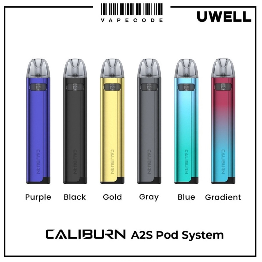 UWELL CALIBURN A2S POD KIT 15W 520mAh AUTHENTIC