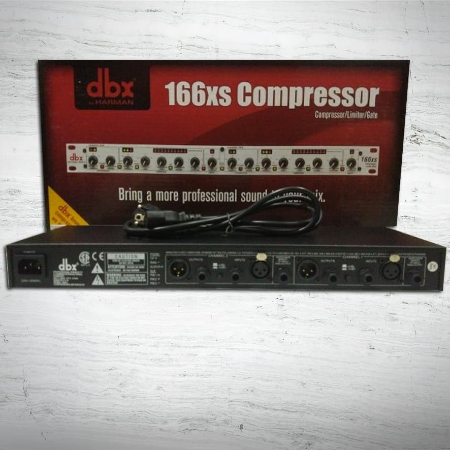 Compressor Limiter DBX 166 XS - Silver DBX166XS DBX166 XS DBX 166XS
