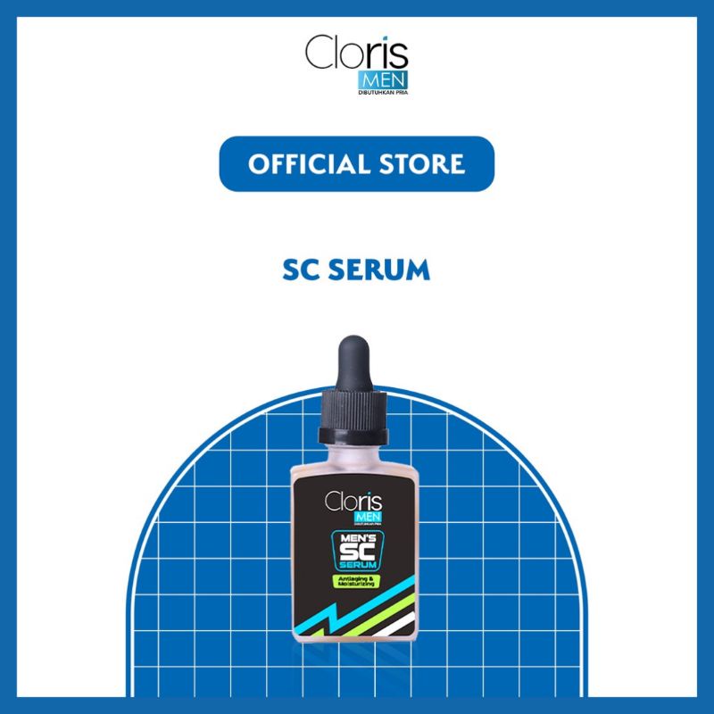 Clorismen SC Serum - Serum Wajah Pria Untuk Memudarkan Bekas Jerawat Yang Bopeng