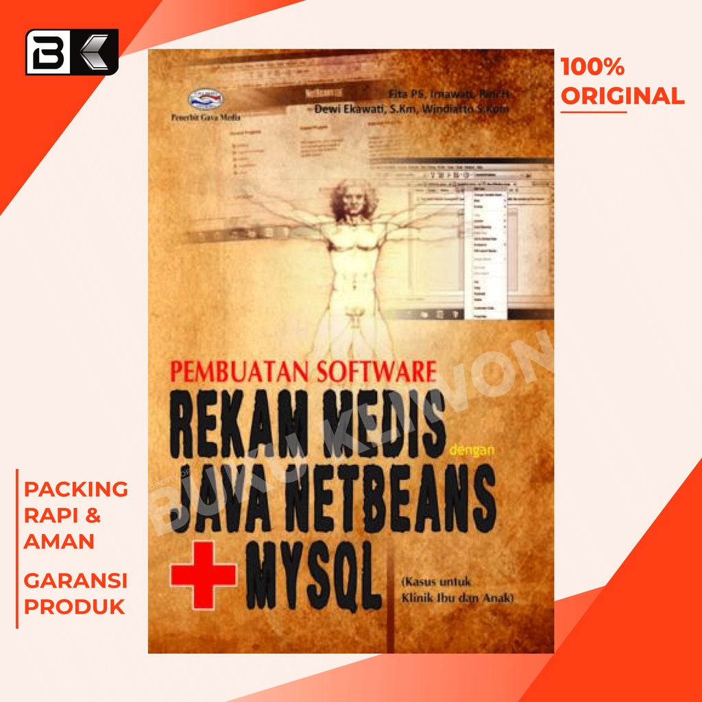 Jual Buku Pembuatan Software Rekam Medis Dengan Java Netbeans Mysql Shopee Indonesia 9306