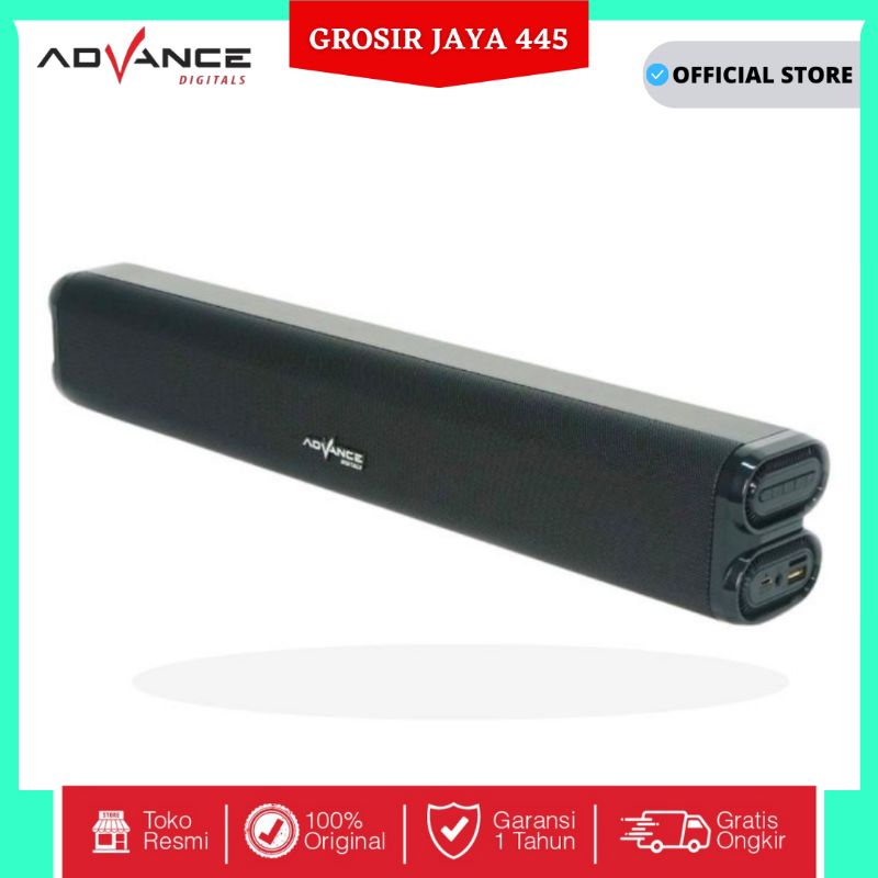 soundbar bluetooth speaker advance sr12 stereo sound extra bass / speaker soundbar sr-12