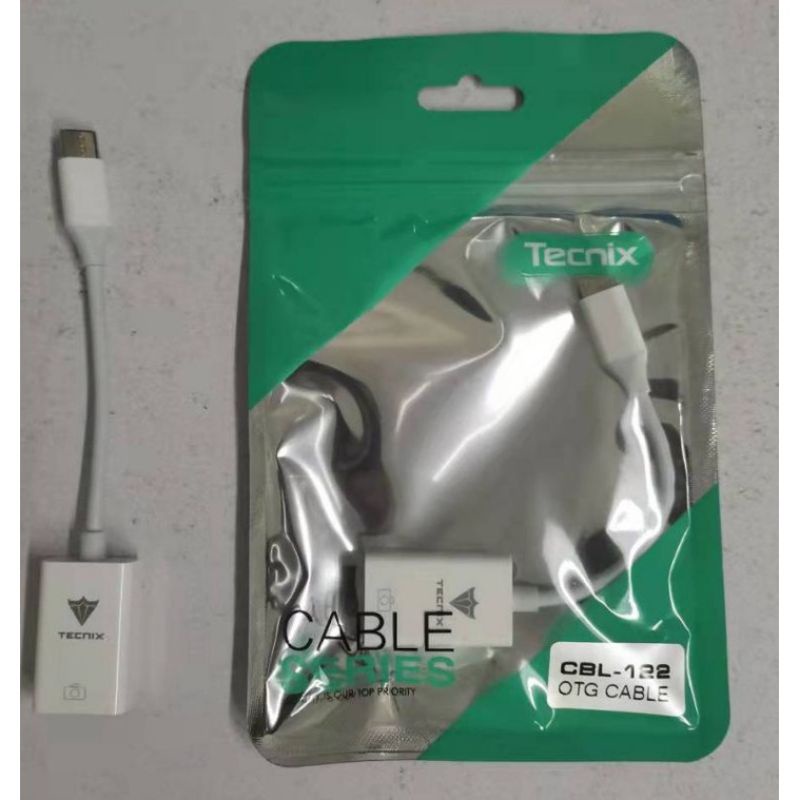 TECNIX OTG TYPE-C USB OTG TIPE C Cable 15cm / Non Cable Speed Tranfer 3.0 CBL122 I CBL 108