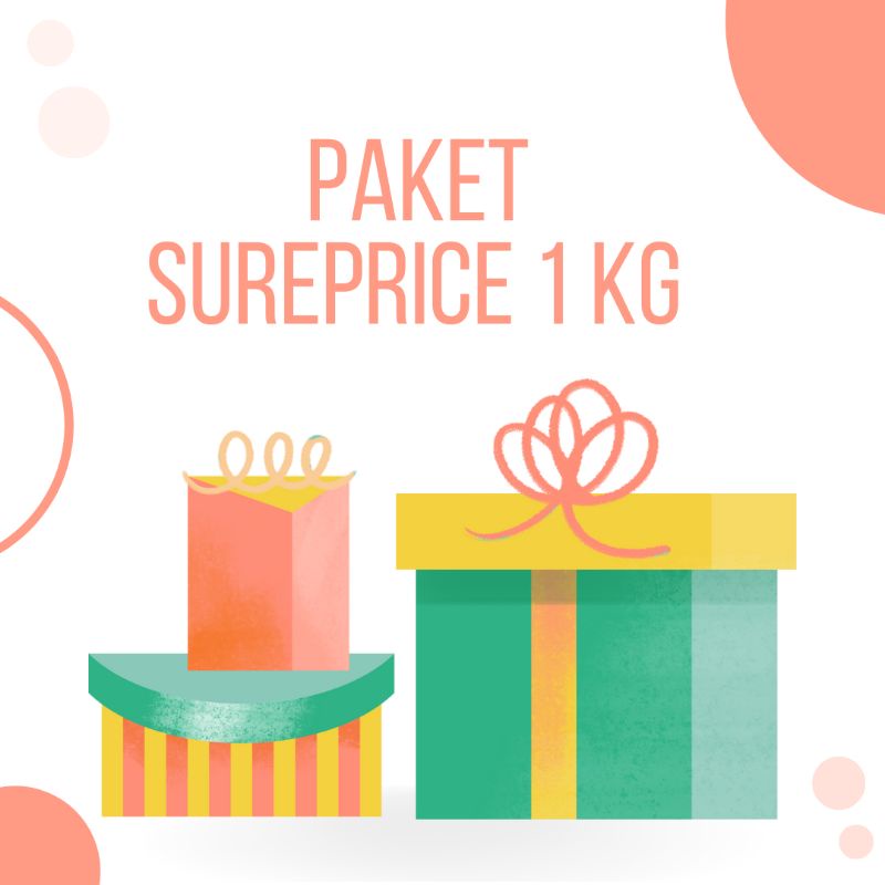 

paket surprise 1 kg 124.800