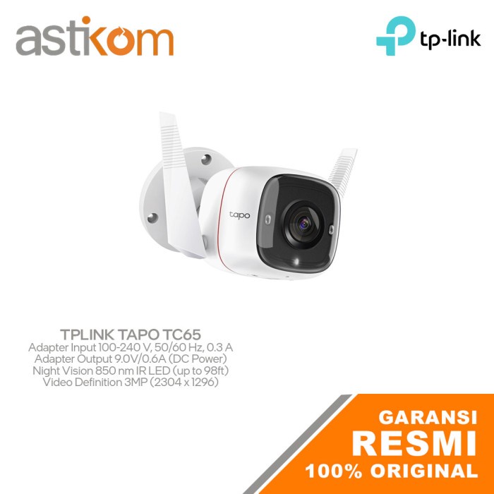 TP-Link CCTV TAPO TC65 Outdoor Security Wi-Fi Camera