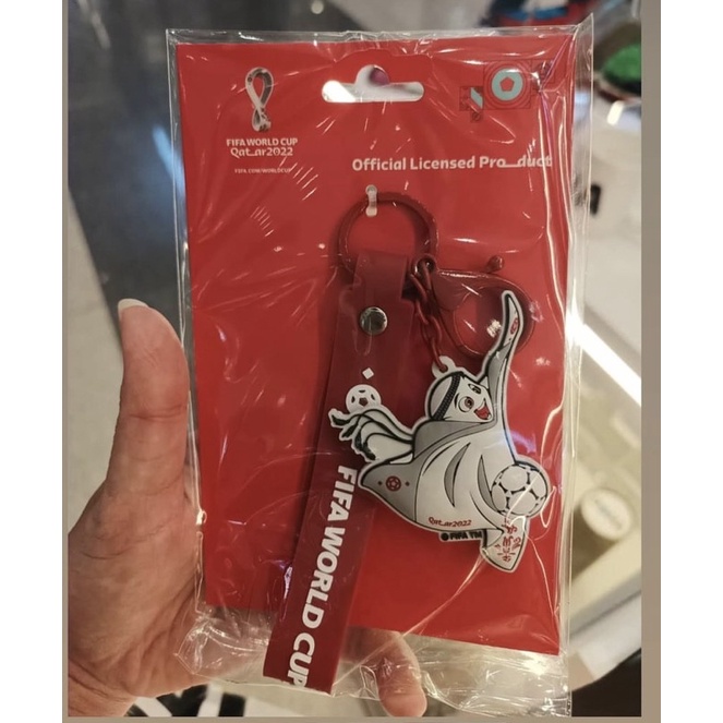 OFFICIAL KEYCHAIN LAEEB (MASCOT WORLD CUP QATAR 2022)