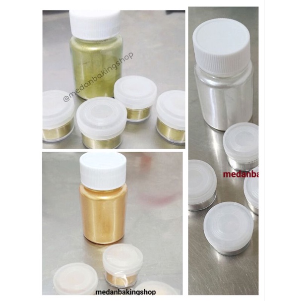 

2gr Edible gold/Luster gold powder/Lustre gold/Pewarna emas kue/gold powder Mooncake Gold
