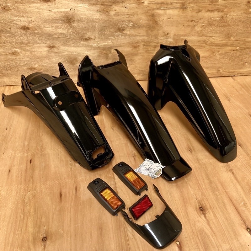 Spakbor Slebor selebor  Depan Belakang Astrea Honda Grand Legenda impressa full set mata kucing dan 