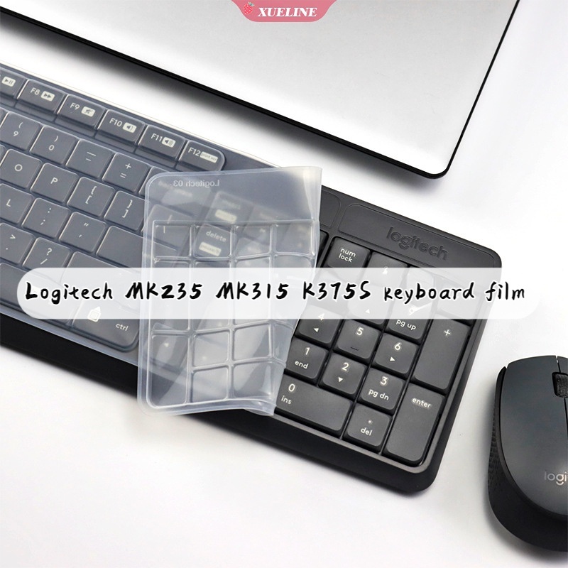 Stiker Cover Pelindung Keyboard Logitech MK235 MK315 K375S K375 ZXL Anti Debu