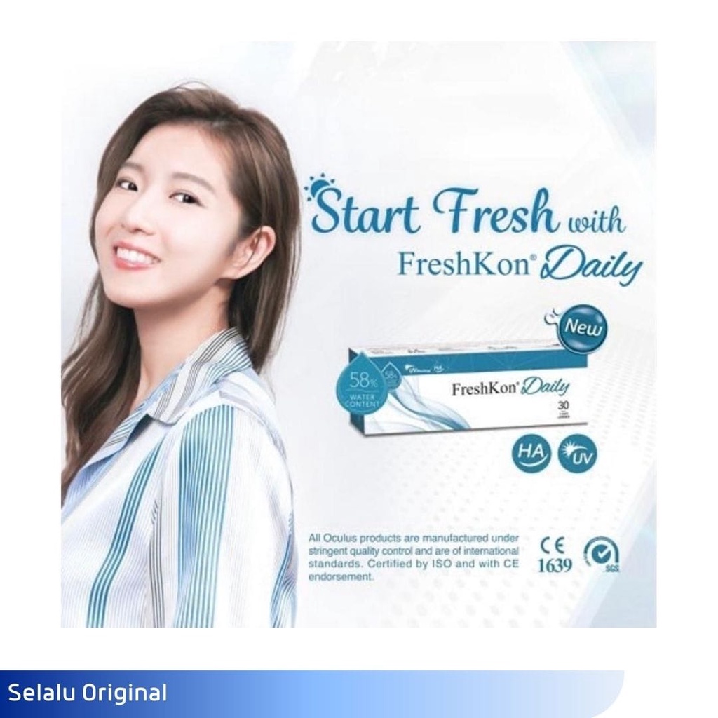 FRESHKON CLEAR DAILY 30PCS SOFTLENS HARIAN