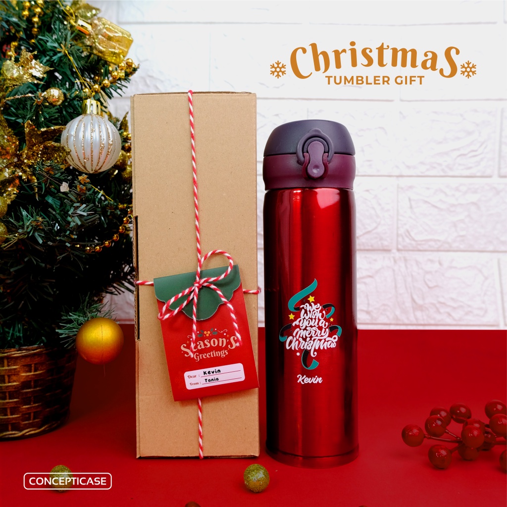 CHRISTMAS HAMPERS / CHRISTMAS GIFT / KADO NATAL / TUMBLER TERMOS NIAGARA CUSTOM UNTUK NATAL