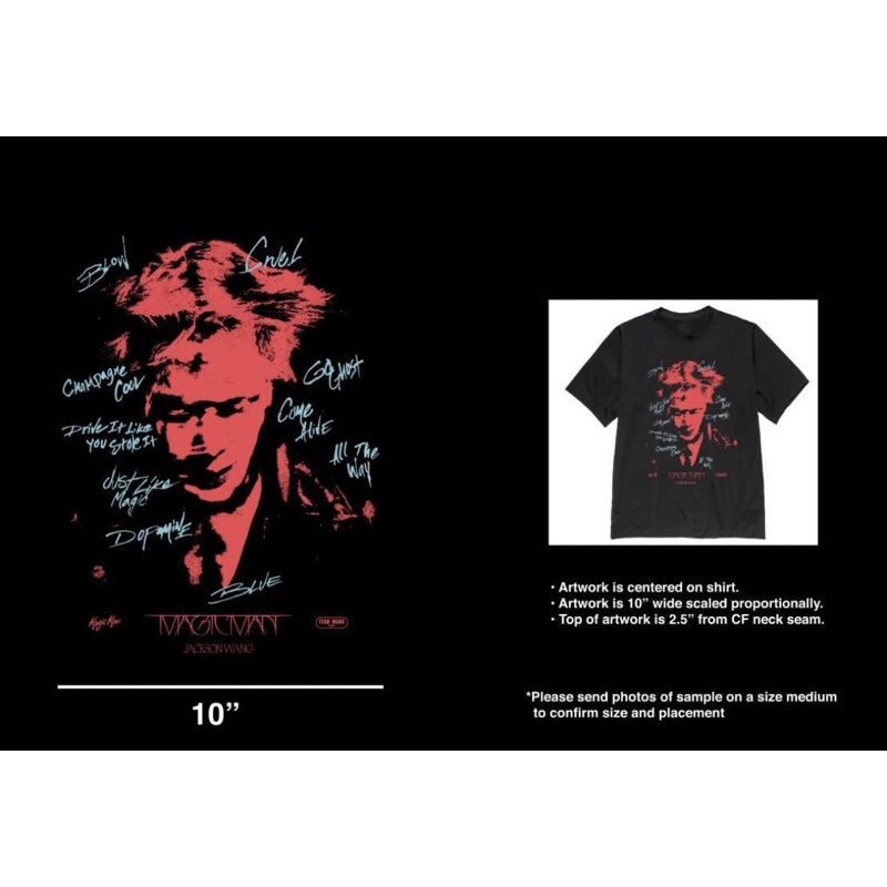 [PRE ORDER] Jackson Wang Black Tee (JACKSON WANG MERCH) 88 Rising