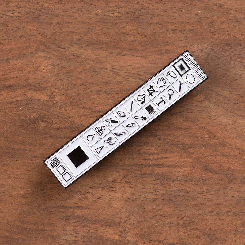 Bros Pin Enamel Desain Grafis Gaya Retro Untuk Hadiah Teman