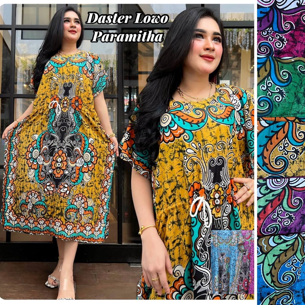 Daster Kelelawar Lowo Jumbo Ld 120 Bahan Rayon Motif Kekinian Terbaru