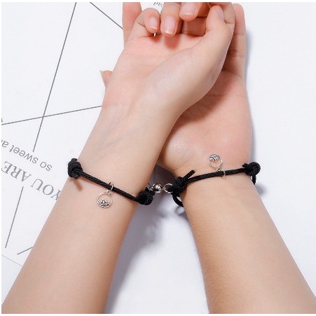 Gelang Magnet Persahabatan Bracelets Wanita 2pcs / 1Pas