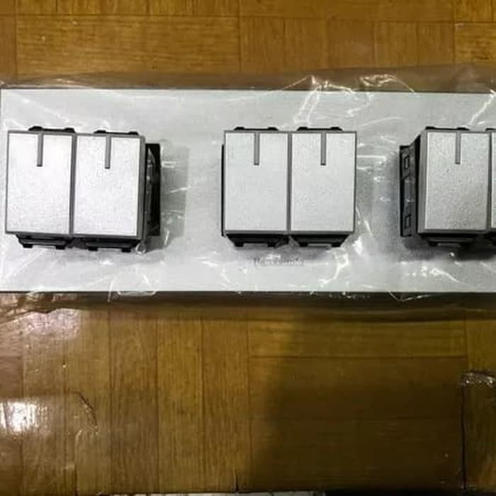 saklar 6 gang silver mws panasonic 6gang switch
