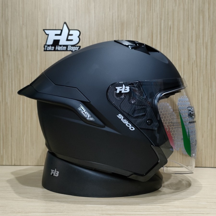 RSV SV300 BLACK DOF VISOR CLEAR PAKET GANTENG SPOILER 3D DOF | HELM RSV SV 300 | HELM RSV SV 300 PAK