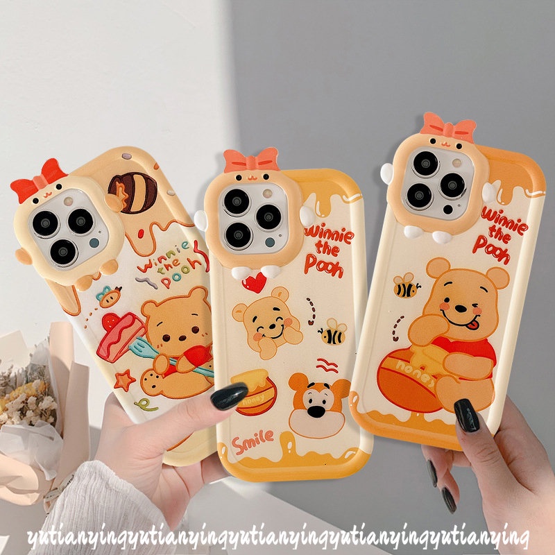 Casing Oppo A96 A76 A12 A57 2022 A95 A15 A7 A16 A77s A5s A55 A74 A3s A53 A16K A33 A92 A16s A54 A1K A31 A5 A9E Motif Winni 3D