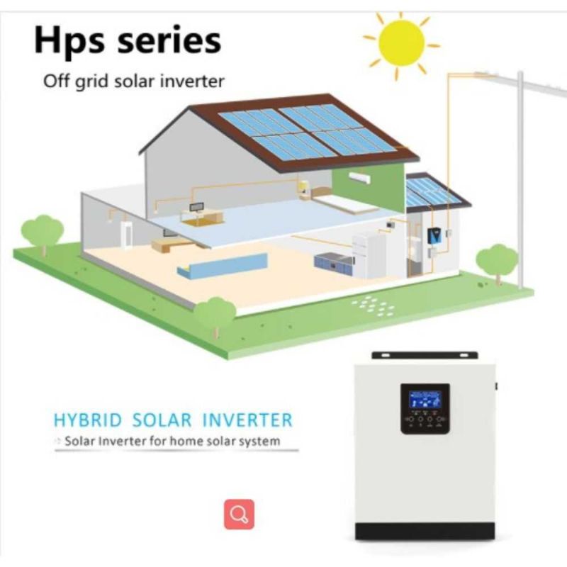 PowMr Hybrid Inverter Solar Controller DC 24V to AC 230V 2400W - HPS-3K-24V