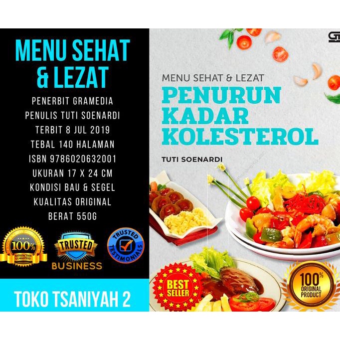 

PROMO Buku Resep Diet Sehat Menu Sehat & Lezat Penurun Kadar Kolesterol