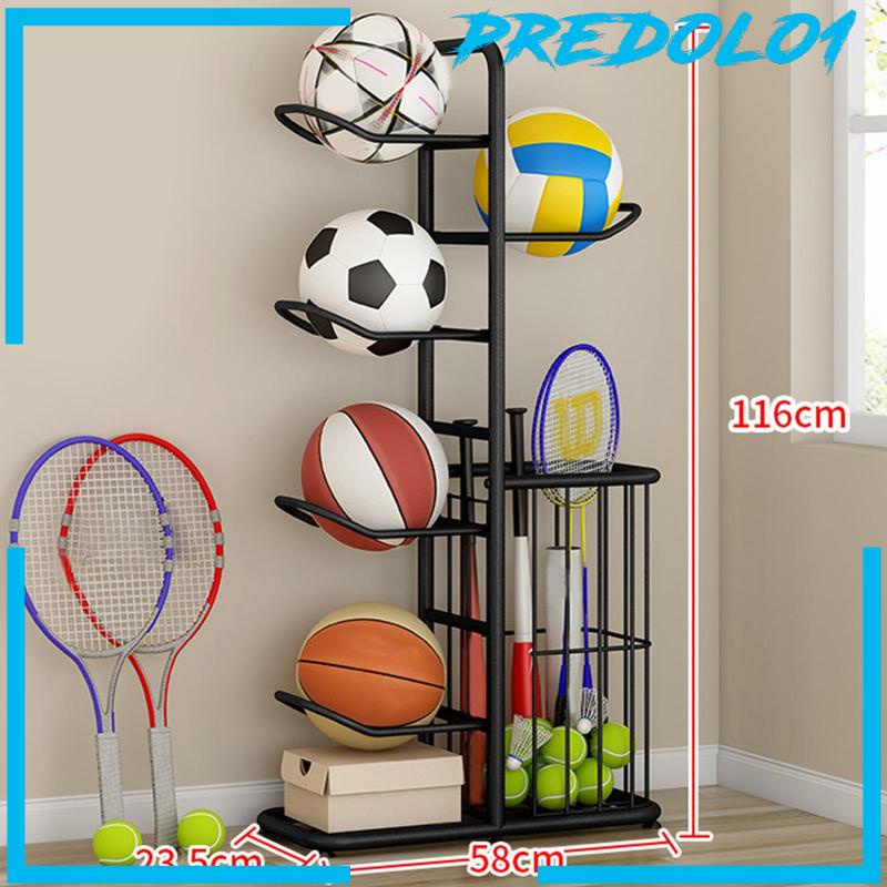 Predolo1 Rak Penyimpanan Bola Basket / Sepak Bahan Metal