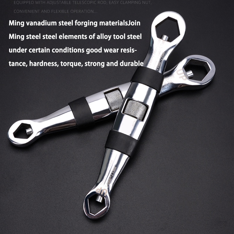 Kunci Ring Pas Rachet Universal/Kunci Pas Double-Head Key Ratchet/Double Head Adjustable Wrench