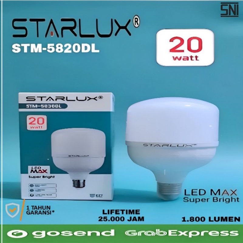 Jual Lampu Led Kapsul Capsul Tabung W Watt Starlux Shopee Indonesia