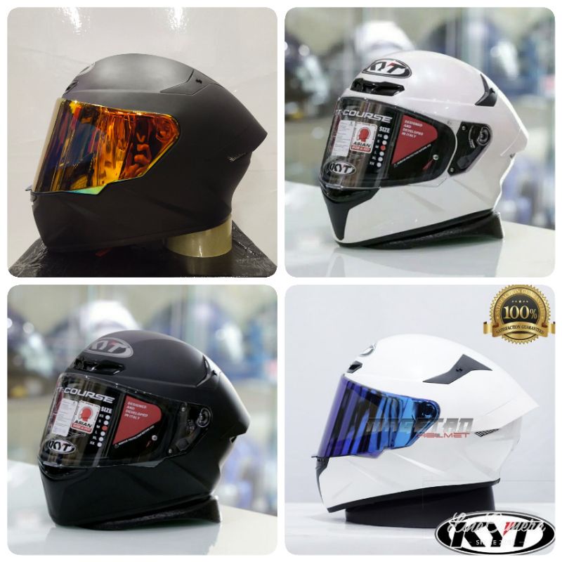 Jual Helm Kyt Helm Full Face Kyt Tt Course Solid Kyt Ttc Polos Helm Kyt