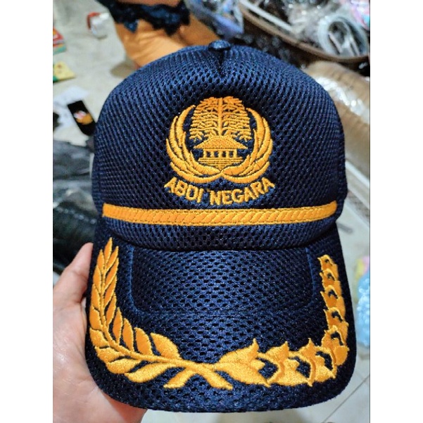 Topi KORPRI Bahan : JALA FULL BORDIR ( Kualitas Premium )