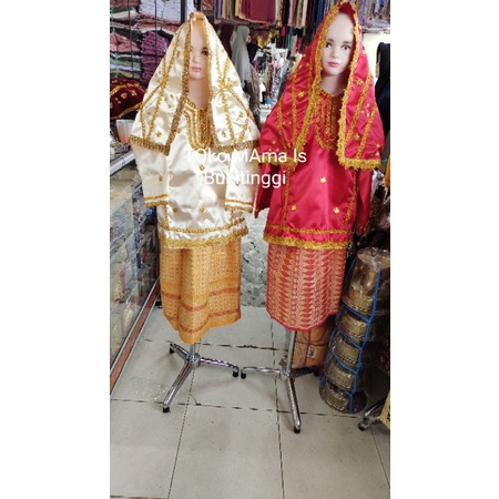 baju adat koto gadang anak anak