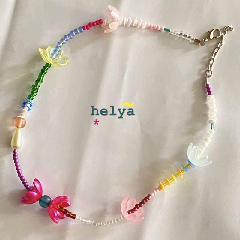 Beads Necklace | Necklace Beads | Kalung Manik | Kalung Korea | Kalung Wanita