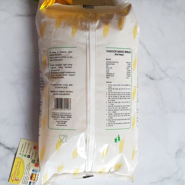 

Tepung Atta Taj Mahal 2Kg